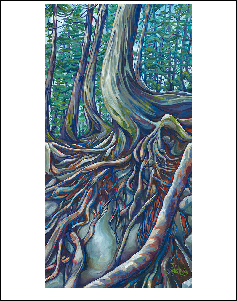 Forest Tangle 11 x 14" giclee paper print