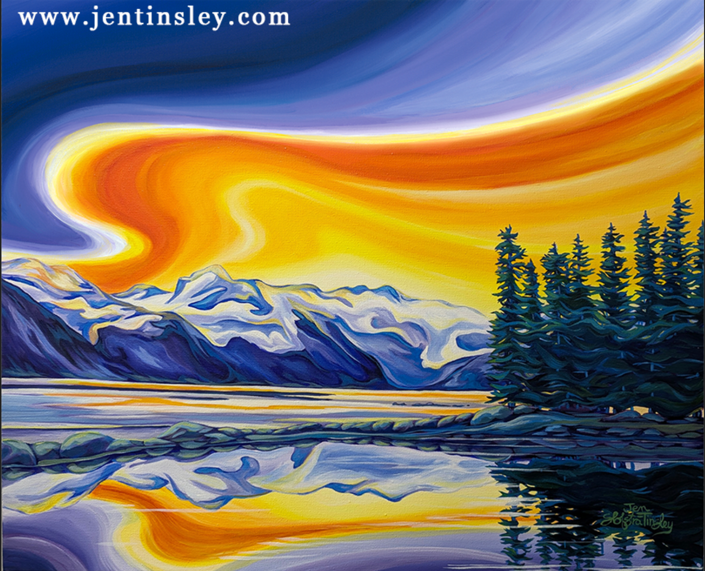 Garibaldi Sunrise original painting