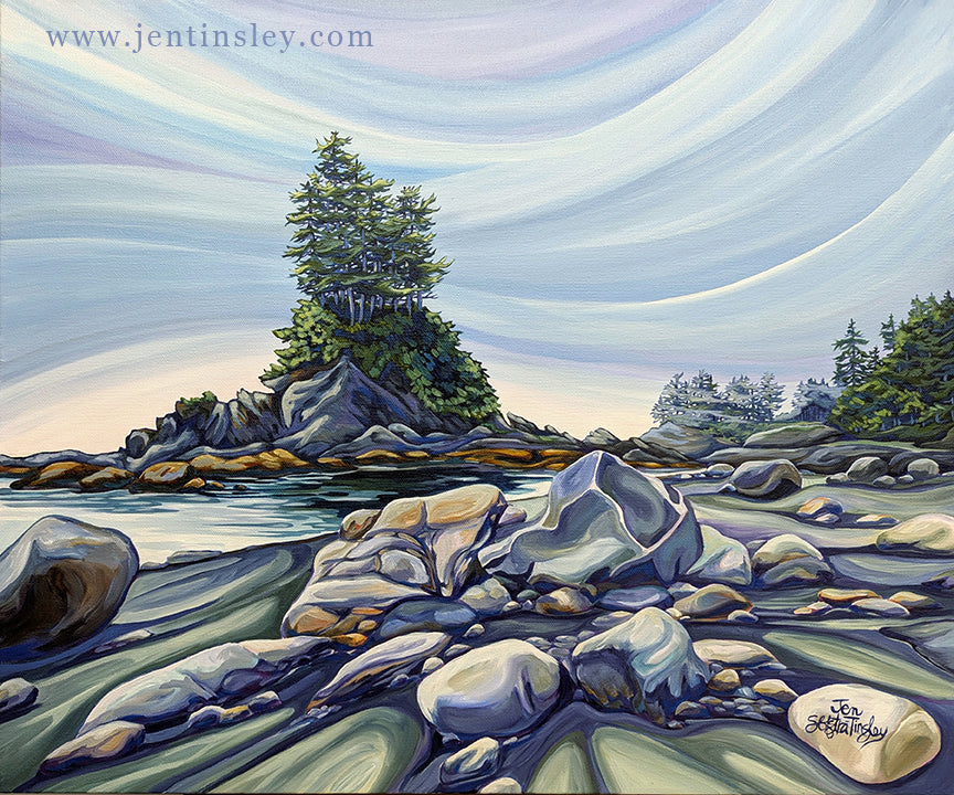 Through the Morning Mist Art Card
