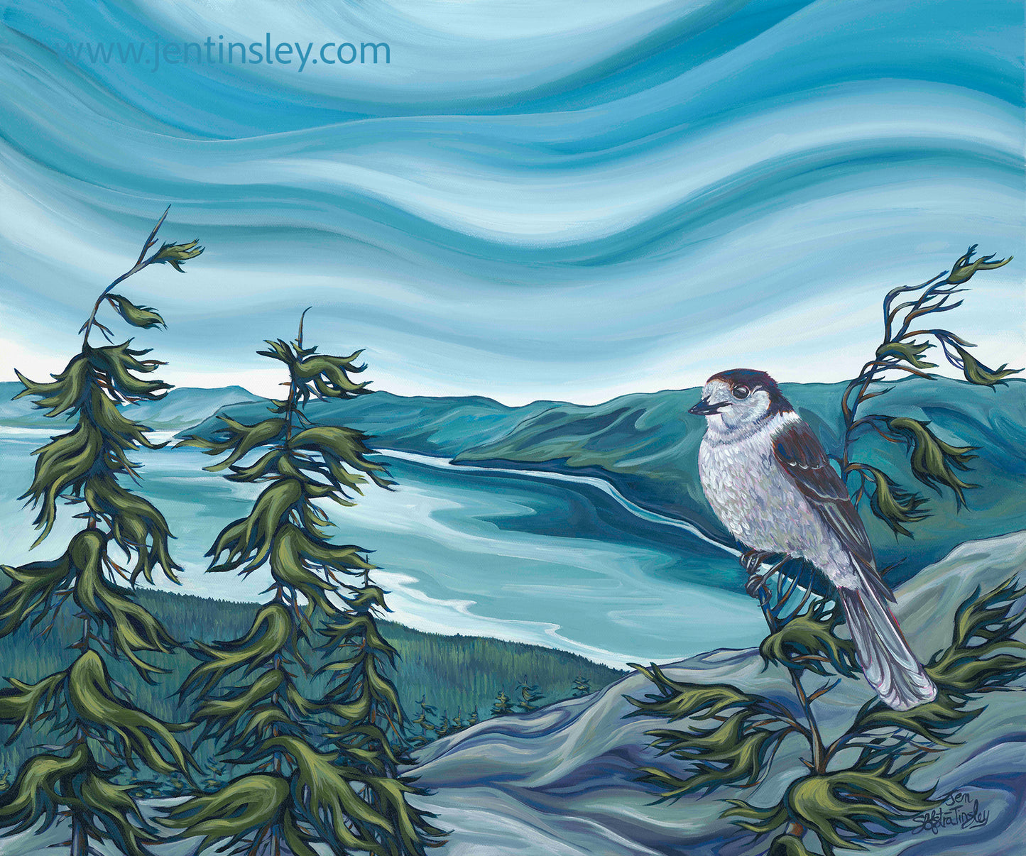 "Whimsy" limited edition giclee canvas print