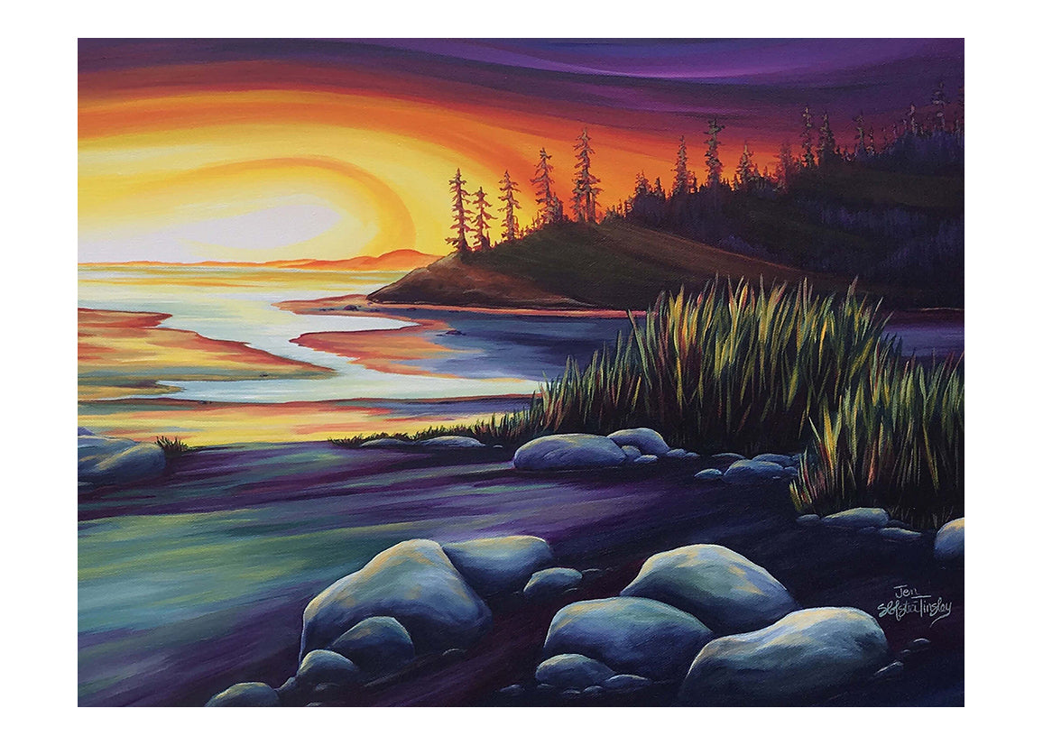 "Evening's Entrance" Card