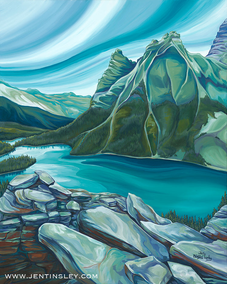 "Atop the Ridge" limited edition giclee print