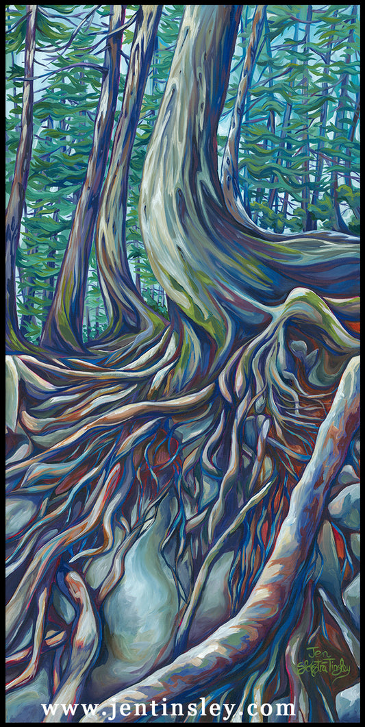 "Forest Tangle" Limited Edition Giclee Canvas Print