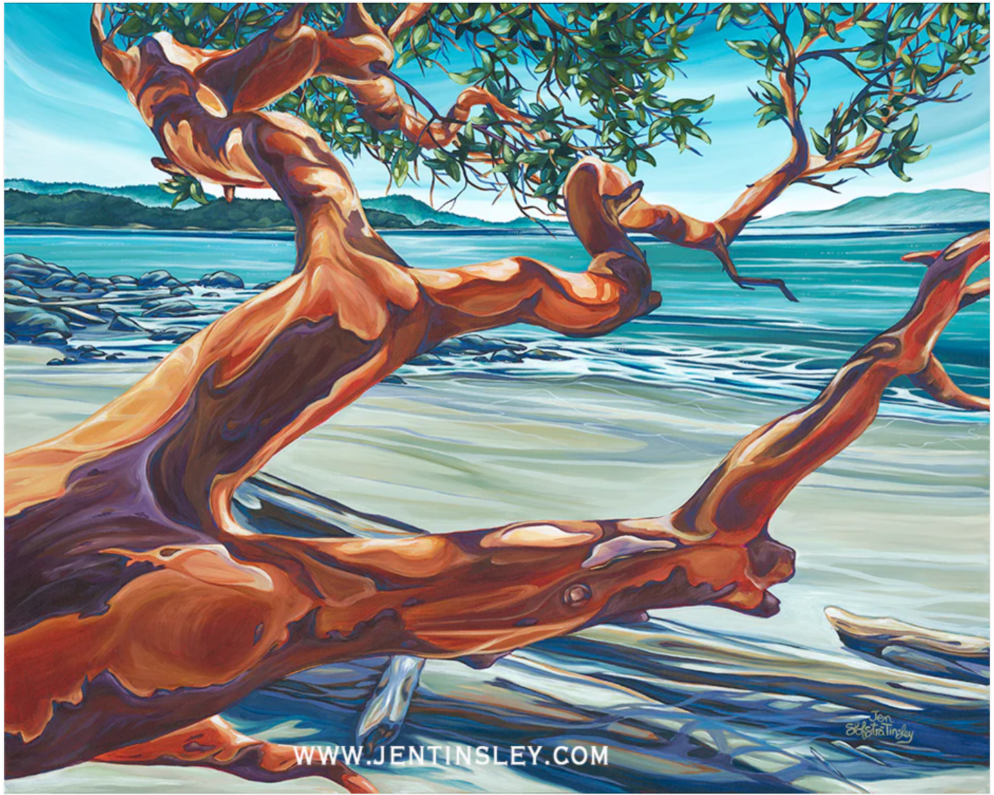 West Coast Soundtrack 11 x 14" paper giclee print