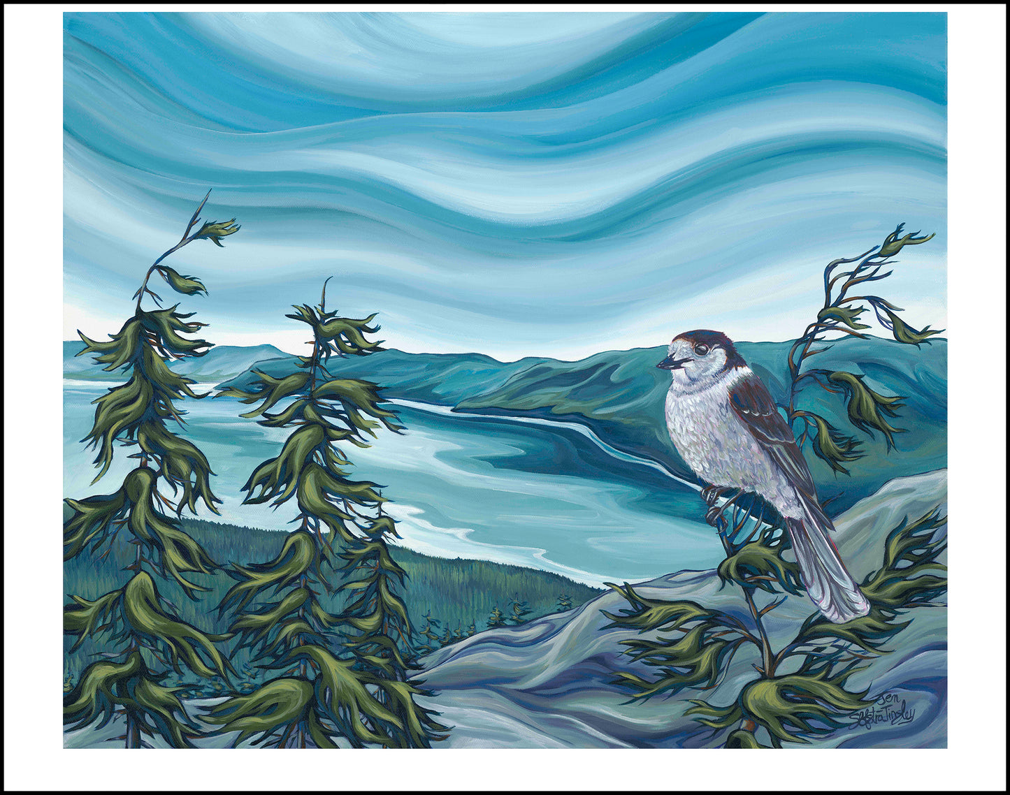 "Whimsy" 11 x 14" giclee paper print