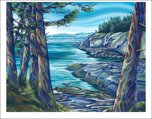 Just Beyond 11 x 14" giclee paper print