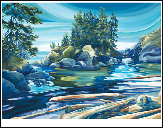 Quiet Cove 11 x 14" giclee paper print